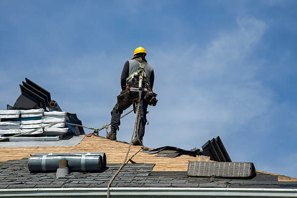 Professional Roofing technician working in Colver, PA